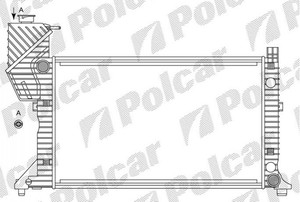 Фото Радіатор, охолодження двигуна Polcar 506208A2