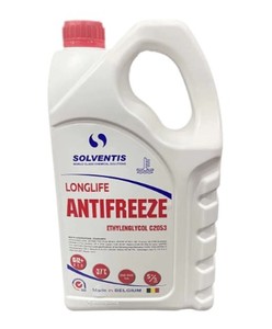 Фото Антифриз 5л Готовий Solventis SOLVENTIS G12+ 5L ГОТОВИЙ